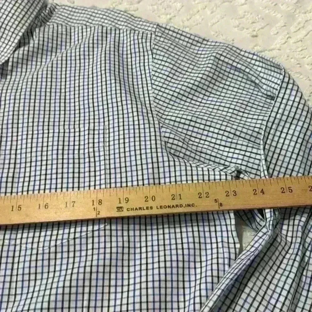 Eddie Bauer wrinkle free relaxed fit button-down dress shirt men’s size TL - Picture 7 of 9